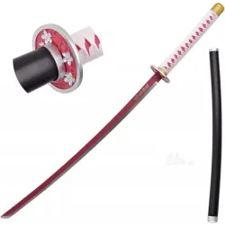 Katana Non Affilata Acciaio Replica Demon Slayer Kanao Tsuyuri SH663D.55